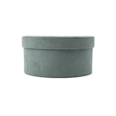 Large Velvet Storage Box Teal - Bullseye's Playground™