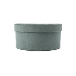 Large Velvet Storage Box Teal - Bullseye's Playground™ - 1 of 3