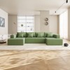 Aukfa U-Shape Sectional Sofa Reversible & Spacious Couch Set - 4 of 4