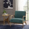NicBex Polyester Accent Chair,Upholstered Living Room Chairs with Mid-Height Backrest,Mid-Century Comfy Armchair,Accent Chairs for Living Room - 2 of 4