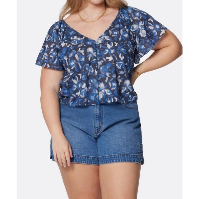 Women's KATYA SHORT SLEEVE COTTON TOP - Joie