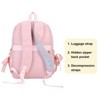 Girls Bow Backpack with Lunch box for School Coquette Bookbag Kawaii Dance Bag - 2 of 4