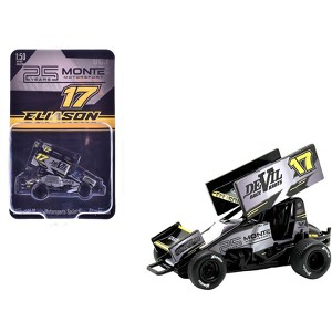 Winged Sprint Car #17 Cory Eliason "Devil Race Karts" Monte Motorsports (2025) 1/50 Diecast Model Car by ACME - 1 of 4