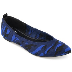 Journee Collection Womens Karise Slip On Pointed Toe Ballet Flats - 1 of 4