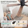 Airsurfer 52-inch Flush Mounted Ceiling Fan with Light and Remote Control 6 Speeds Ceiling Fan with 3 Colors LED Light and Light Memory Function,black - 4 of 4