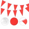 Unique Bargains Outdoor Garden Wedding Birthday Decoration Pennant Flag Banner 50ft - 3 of 4