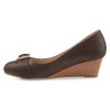 Journee Collection Womens Graysn Comfort Insole Slip On Round Toe Wedge - 2 of 4