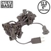 Novelty Lights C7/E12 Candelabra Base Christmas Stringer, Vintage Holiday Hanging Light String, SPT-1 20 Gauge Wire - 2 of 4