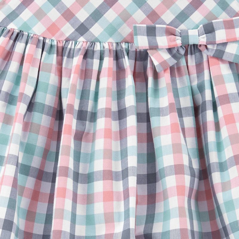 Carter&#39;s Just One You&#174; Baby Girls&#39; Plaid Dress - Pink/Blue, 5 of 9