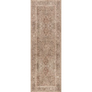 Nuloom Hillstone Collection Mariposa Traditional Vintage Medallion Area Rug - 1 of 4