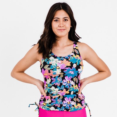 Maya Tankini Swim Top With Bikini Bottom - Calypsa