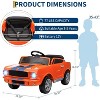 12V Ride on Licensed Shelby GT350, Battery Powered Ride on Toys for Toddlers with Remote Control, Ford Kids Electric Vehicle - 2 of 4