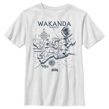 Men's Marvel Black Panther Sleek Wakanda Forever T-shirt - White