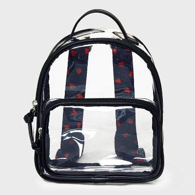 Transparent hotsell backpack target