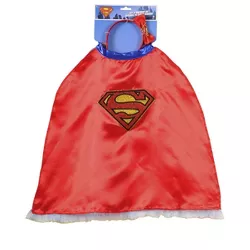 Rubies Girls Red Supergirl Cape Set Children's Halloween Costume Size 4