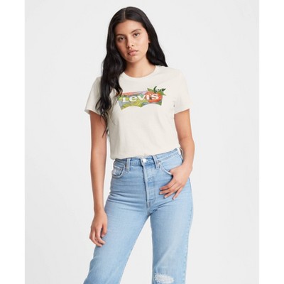 levi t shirts women's