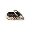 Set of 3 Cotton Jewelry Bangles Black/Brown - All Across Africa - image 4 of 4