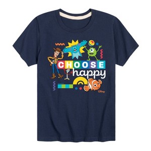 Boys' - Disney - Choose Happy Short Sleeve Graphic T-Shirt - 1 of 4