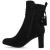Journee Collection Womens Zuri Inside Zip Block Heel Booties - 2 of 4