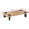 Skran Furniture Moving Dolly, Heavy Duty Wood Rolling Mover with WheelsHeavy Items, Securely Holds 500 Lbs - 3 of 4
