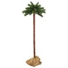 vidaXL Modern 47.2" LED Artificial Palm Tree - Green and Brown Tropical Home Accent Decor with Stable Base - 2 of 4