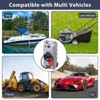 Portable Gas Fuel Tank 15 Gallon W/Casters,Portable Fuel Tank, Diesel Storage Can On-Wheels for Cars, Lawn Mowers,Boats,Container Caddy Can - 4 of 4
