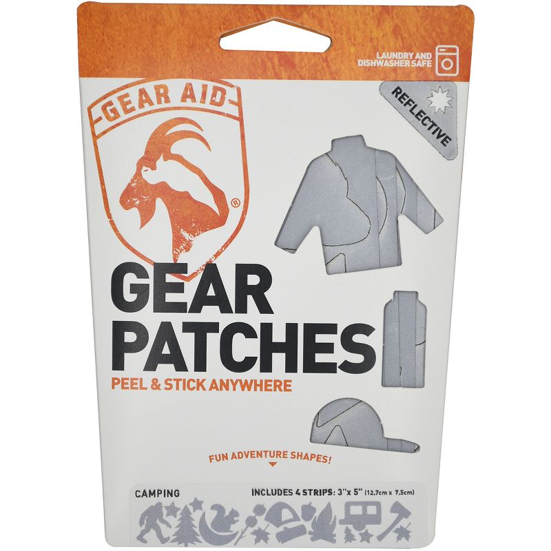 Gear Aid 5" No-Sew Peel and Stick Camping Gear Patches - Reflective, 2 of 3