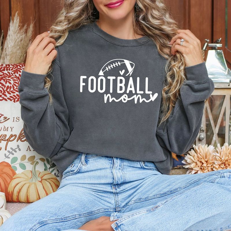 Simply Sage Market Women's Graphic Sweatshirt Football Mom Ball, 3 of 4
