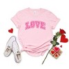 Simply Sage Market Love Varsity Hearts Short Sleeve Graphic Tee - 3 of 4
