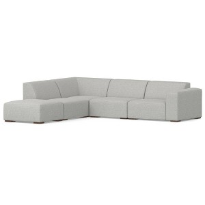 WyndenHall Biggs Left Sectional and Ottoman Pale Gray - 1 of 4