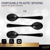 Plastic Spoons Disposable 50 Pack, Heavy Duty Plastic Silverware, Plastic Cutlery Ideal for Hot and Cold Food, Plastic Utensils - SparkSettings - 2 of 4
