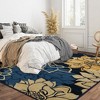Thick Rug Boho Rug Modern Floral Rug for Living Room Rug Bedroom Kids Room - 2 of 4