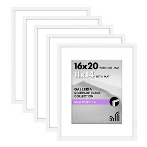 Americanflat Picture Frame with plexiglass - Hanging Hardware For Horizontal and Vertical Display - 1 of 4