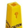 Dryser 3-Pack 26" Caution Wet Floor Safety Cones - Yellow English/Spanish Warnings - 3 of 4