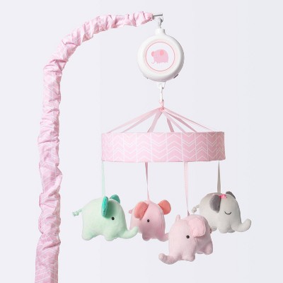 Crib Mobile Elephant Parade - Cloud Island™ Pink