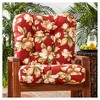 Kensington Garden 21"x21" Outdoor Seat and Back Chair Cushion - 2 of 4