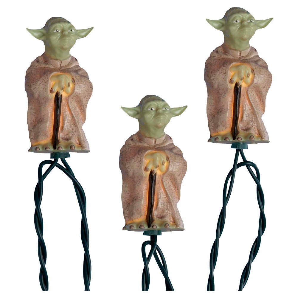 UPC 086131060571 product image for 11.5' Star Wars: The Force Awakens 10ct Yoda String Lights | upcitemdb.com