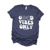 Simply Sage Market S.W.Smiley Good Vibes Only Smiley Face Short Sleeve Tee - 2 of 4