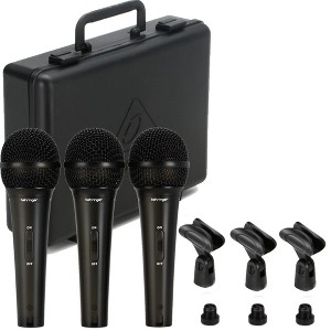 Behringer XM1800S Dynamic Vocal & Instrument Microphone (3-pack) - 1 of 4