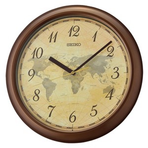 Seiko World Globe Wall Clock - 1 of 4