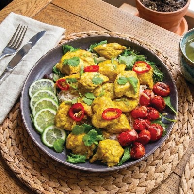 Gourmet Specialty Foods Thai Style Green Curry Chicken Breast Boneless Protein Bites - 16oz