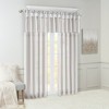 Faux Silk Bead Trim Luxurious Window Valance, DIY Twist Tab Top with Extra Lining Multi-Color Valance for All Decor Styles - 2 of 4