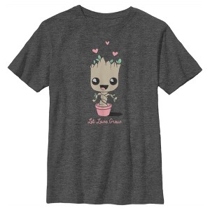 Boy's Marvel Groot Let Love Grow T-Shirt - 1 of 4