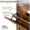 COZONY Shoe Cabinet with Flip Drawers, Freestanding Storage Organizer with Metal Legs, Modern Entryway Shoe Rack with Dry Wet Separation - 4 of 4
