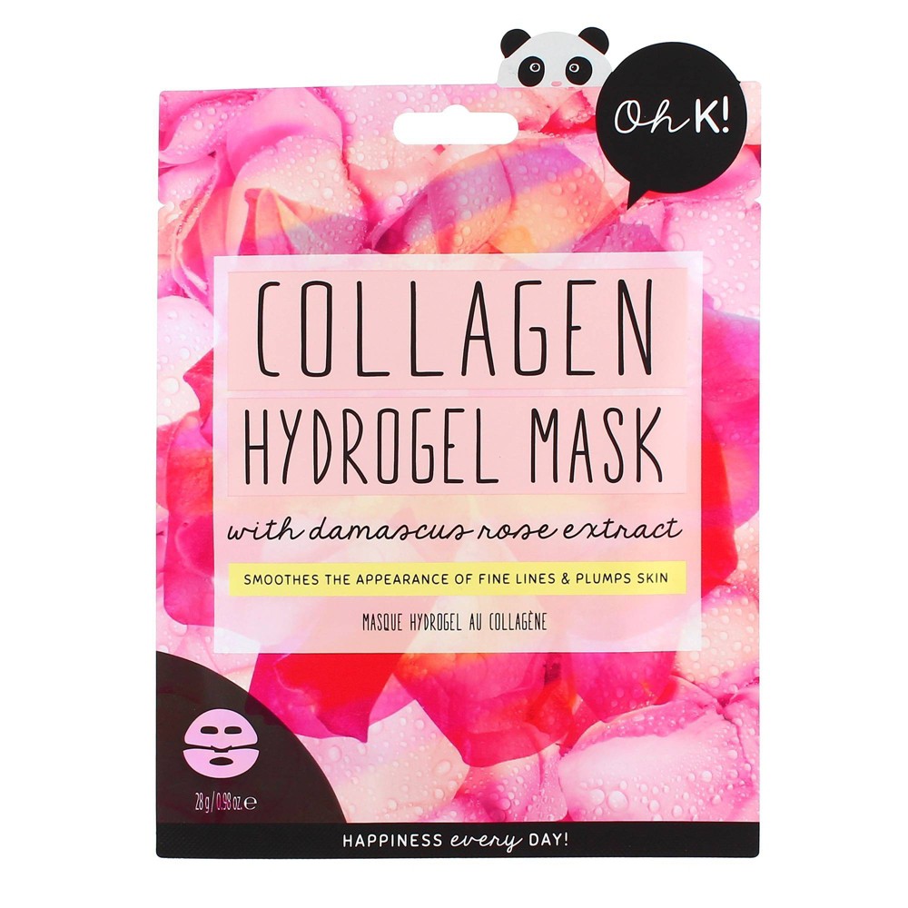 case pack of 10, 6 count boxes Oh K! Collagen Hydrogel Mask - 0.88 fl oz