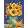 Fall Mason Jar Sunflowers Garden Flag 18" x 12.5" Briarwood Lane - 3 of 4
