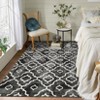 Washable Modern Non Slip Living Room Rugs, Soft Low Pile Bedroom Carpet, Stain Resistant Floor Cover for Dining Room - 3 of 4