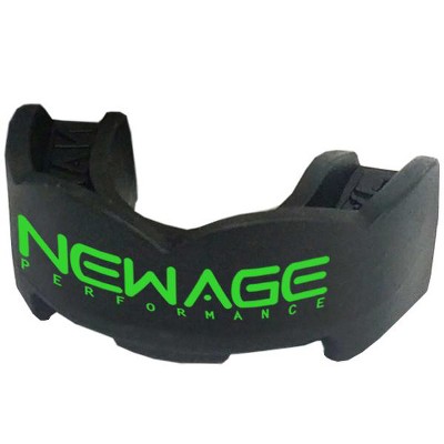 New Age Performance 5DS Sports And Fitness Weight-Lifting Mouthguard, Lower Jaw, No-Contact, Includes Case - Black