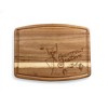 Toscana Disney Nightmare Before Christmas Jack Festive Ovale Acacia Cutting Charcuterie Board - 2 of 4