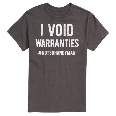 Men's - Instant Message - I Void Warranties Short Sleeve Graphic T-Shirt